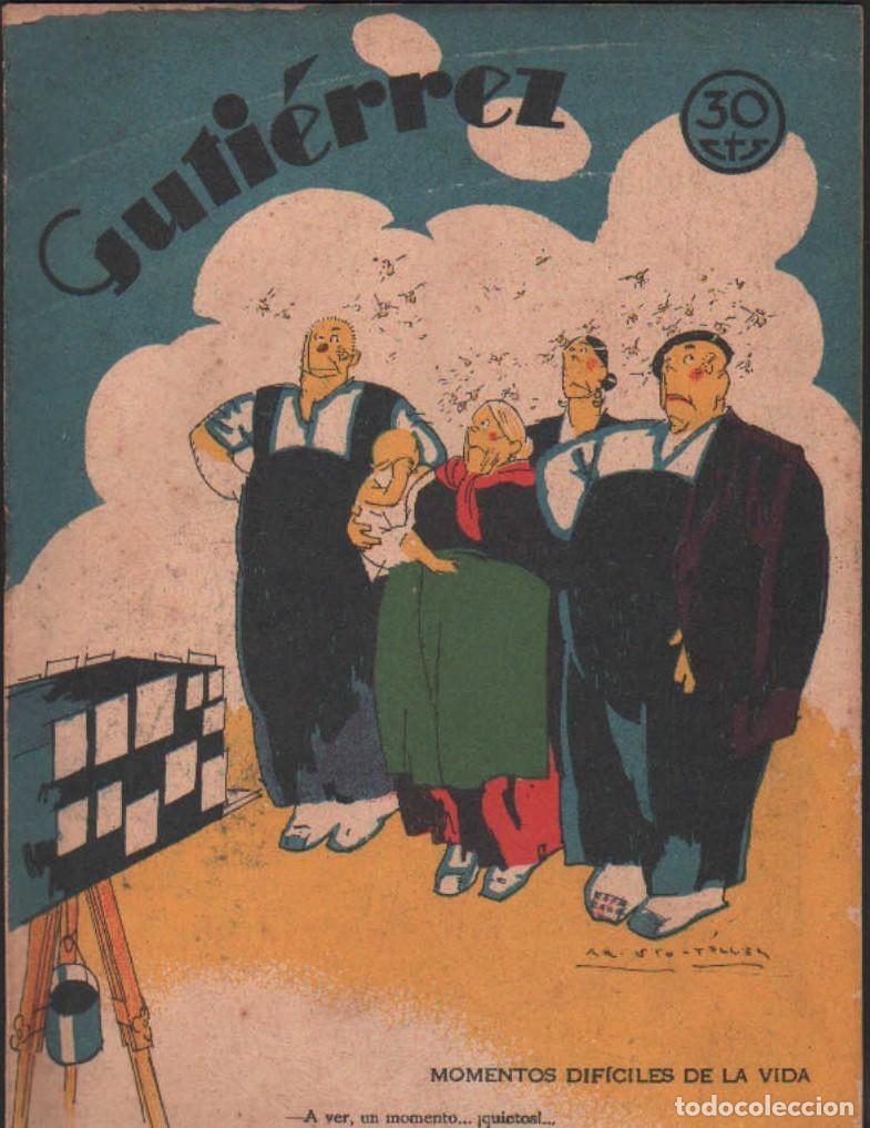 Coleccionismo de Revistas y Peri&oacute;dicos: GUTI&Eacute;RREZ, SEMANARIO ESPA&Ntilde;OL DE HUMORISMO. A&Ntilde;O I, NUM. 25. A-COMIC-9309