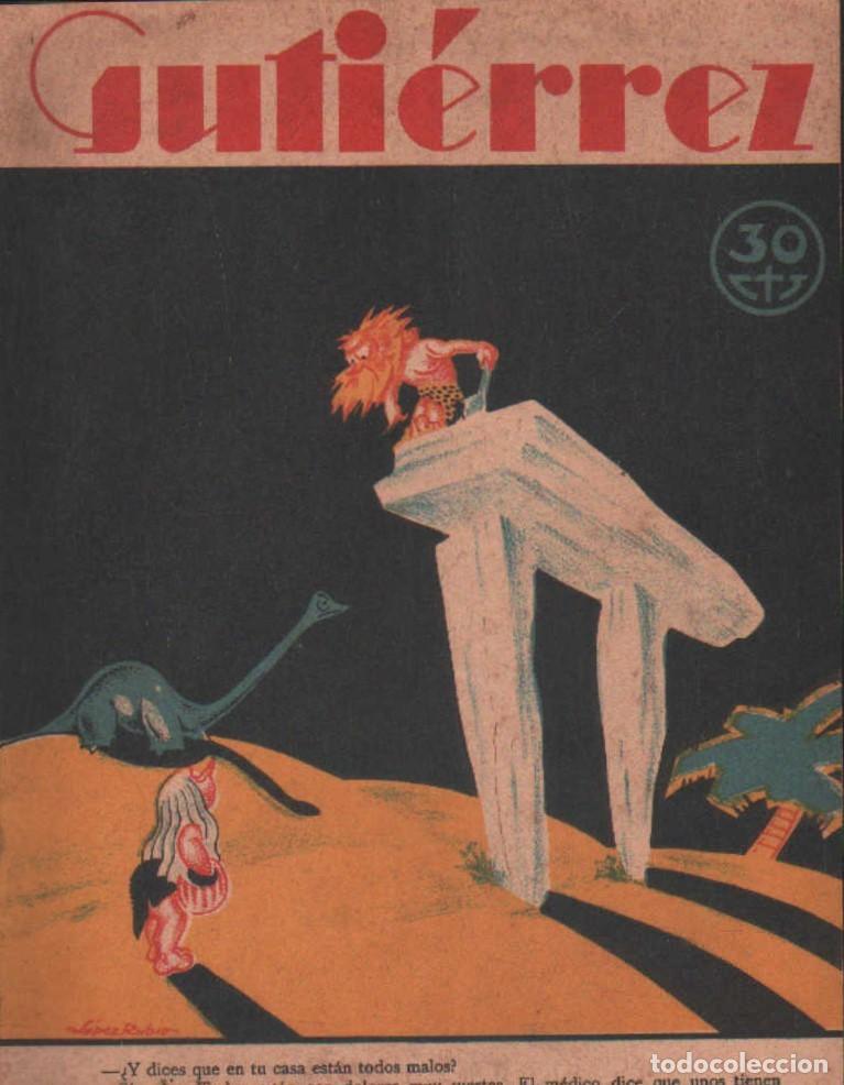 Coleccionismo de Revistas y Peri&oacute;dicos: GUTI&Eacute;RREZ, SEMANARIO ESPA&Ntilde;OL DE HUMORISMO. A&Ntilde;O I, NUM. 31. A-COMIC-9311