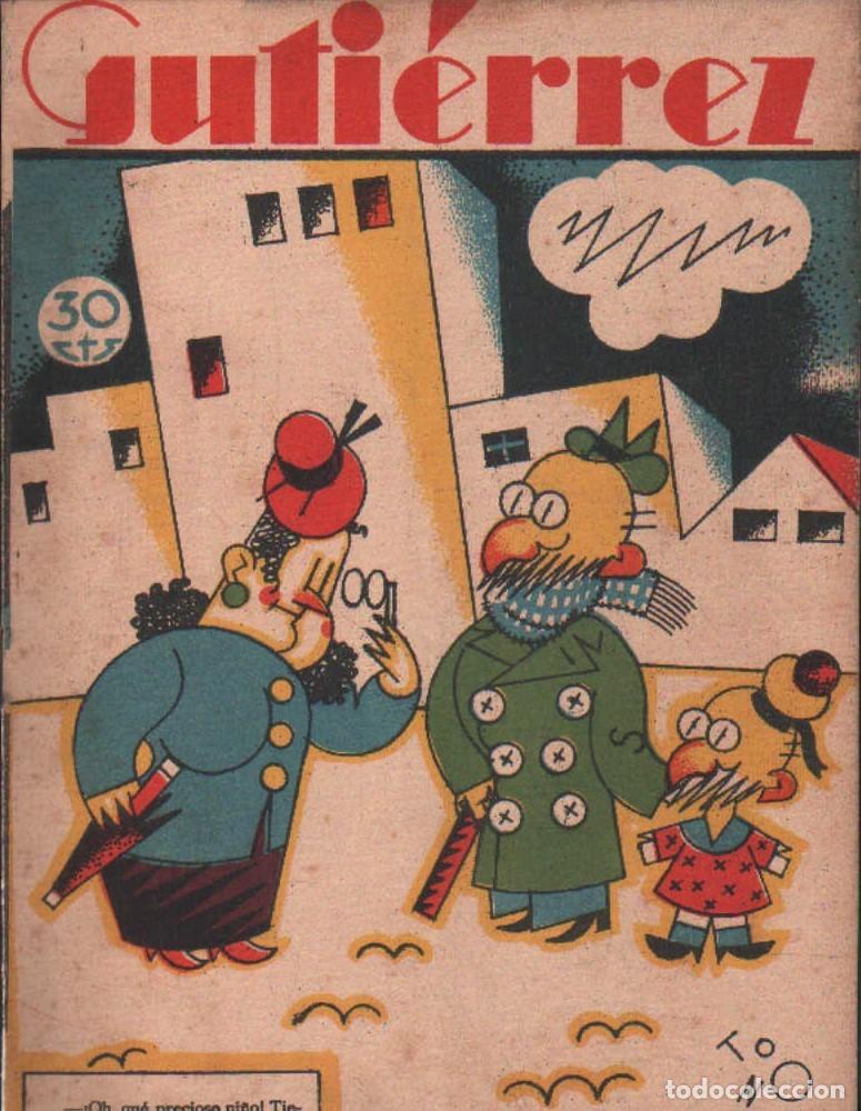 Coleccionismo de Revistas y Peri&oacute;dicos: GUTI&Eacute;RREZ, SEMANARIO ESPA&Ntilde;OL DE HUMORISMO. A&Ntilde;O II, NUM. 35 A-COMIC-9312