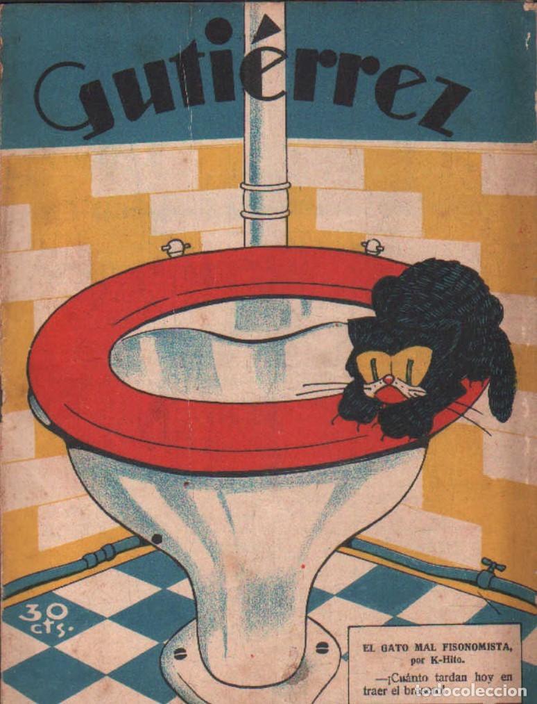 Coleccionismo de Revistas y Peri&oacute;dicos: GUTI&Eacute;RREZ, SEMANARIO ESPA&Ntilde;OL DE HUMORISMO. A&Ntilde;O II, NUM. 56. A-COMIC-9313