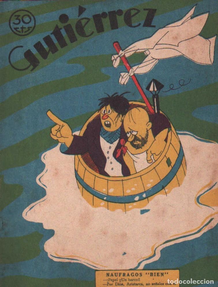 Coleccionismo de Revistas y Peri&oacute;dicos: GUTI&Eacute;RREZ, SEMANARIO ESPA&Ntilde;OL DE HUMORISMO. A&Ntilde;O II, NUM. 82. A-COMIC-9315