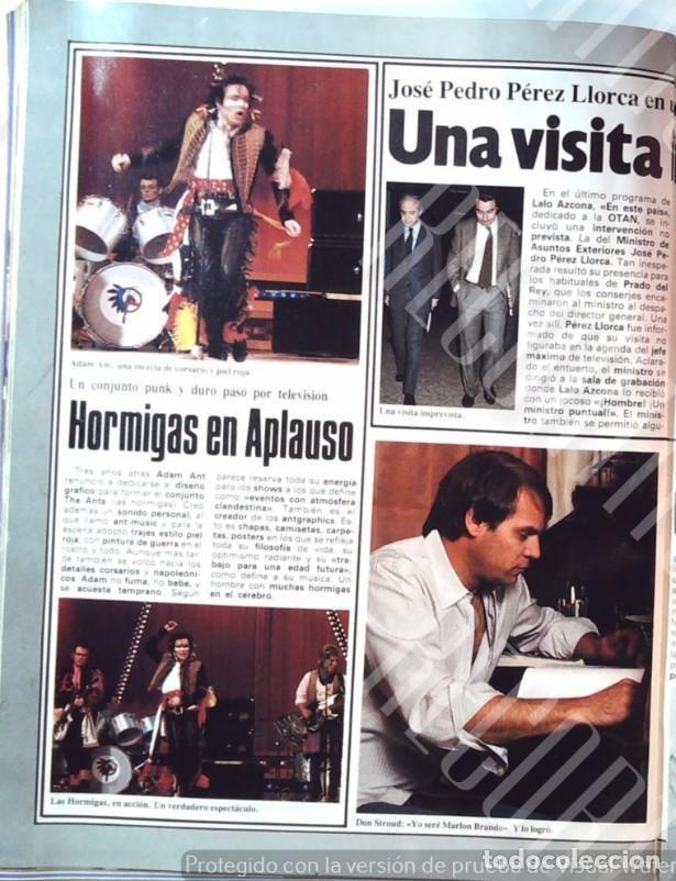 Sammeln von Zeitschriften und Zeitungen: ADAM ADAN AND THE ANTS PUNK DON STROUD APLAUSO JOSE PEDRO PEREZ LLORCA