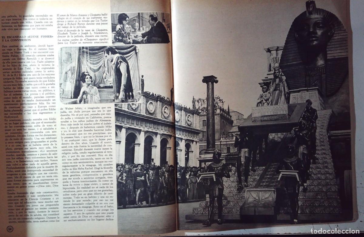 Coleccionismo de revistas y peri&oacute;dicos: femirama revista de moda febrero 1967 las memorias elizbeth taylor CLEOPATRA richard burton medias