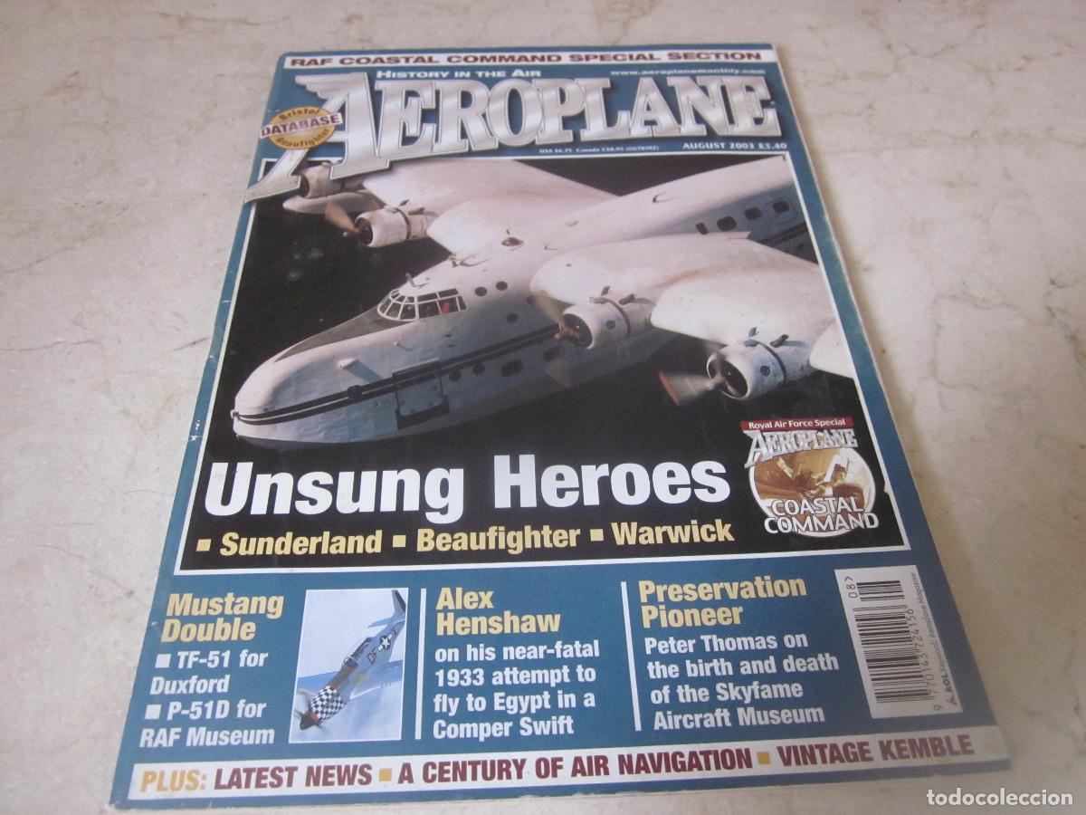 Coleccionismo de Revistas y Peri&oacute;dicos: REVISTA HISTORY IN THE AIR AEROPLANE - AUGUST 2003 - UNSUNG HEROES