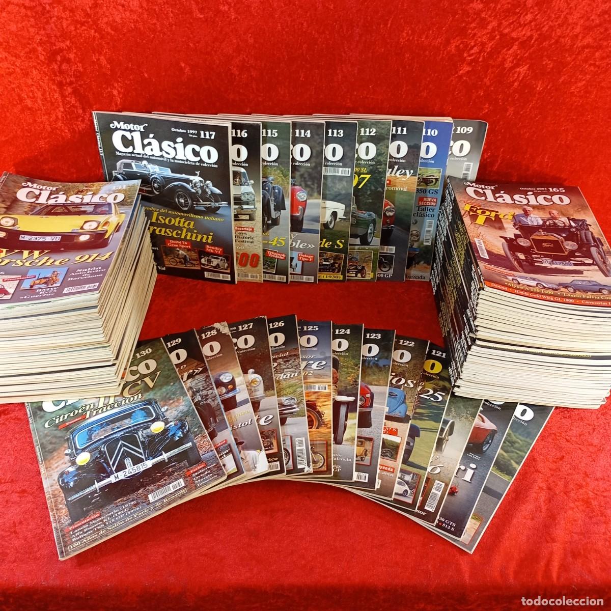 Coleccionismo de Revistas y Peri&oacute;dicos: COLECCI&Oacute;N REVISTAS MOTOR CL&Aacute;SICO - 92 REVISTAS - LUIKI MOTORPRESS - REVISAR NUMEROS EN FOTOS / 3435