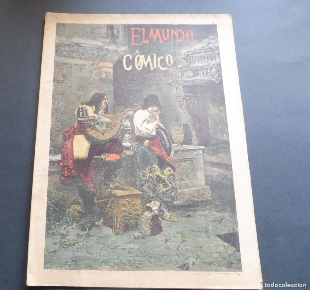 Coleccionismo de Revistas y Peri&oacute;dicos: EL MUNDO C&Oacute;MICO - SEMANARIO FESTIVO ILUSTRADO - A&Ntilde;O II - N&Uacute;M 16