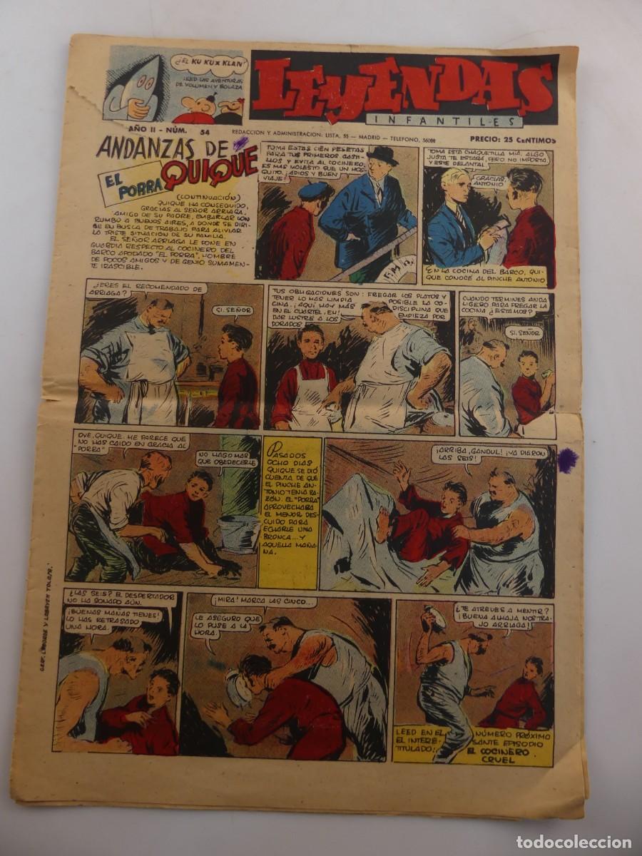Coleccionismo de Revistas y Peri&oacute;dicos: REVISTA LEYENDAS INFANTILES NUMERO 54