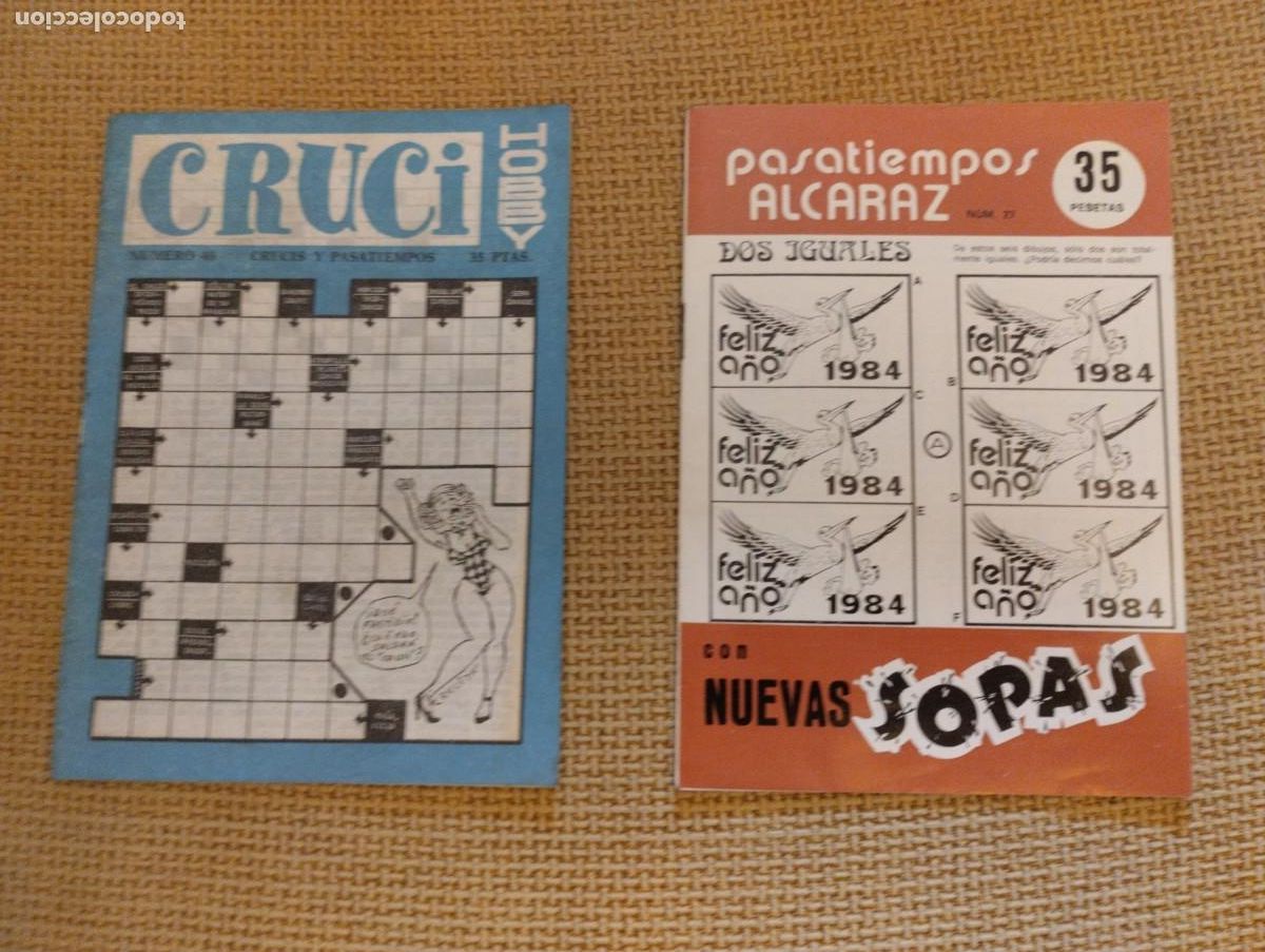 Coleccionismo de Revistas y Peri&oacute;dicos: Lote revistas Crucigramas y Pasatiempos antiguos