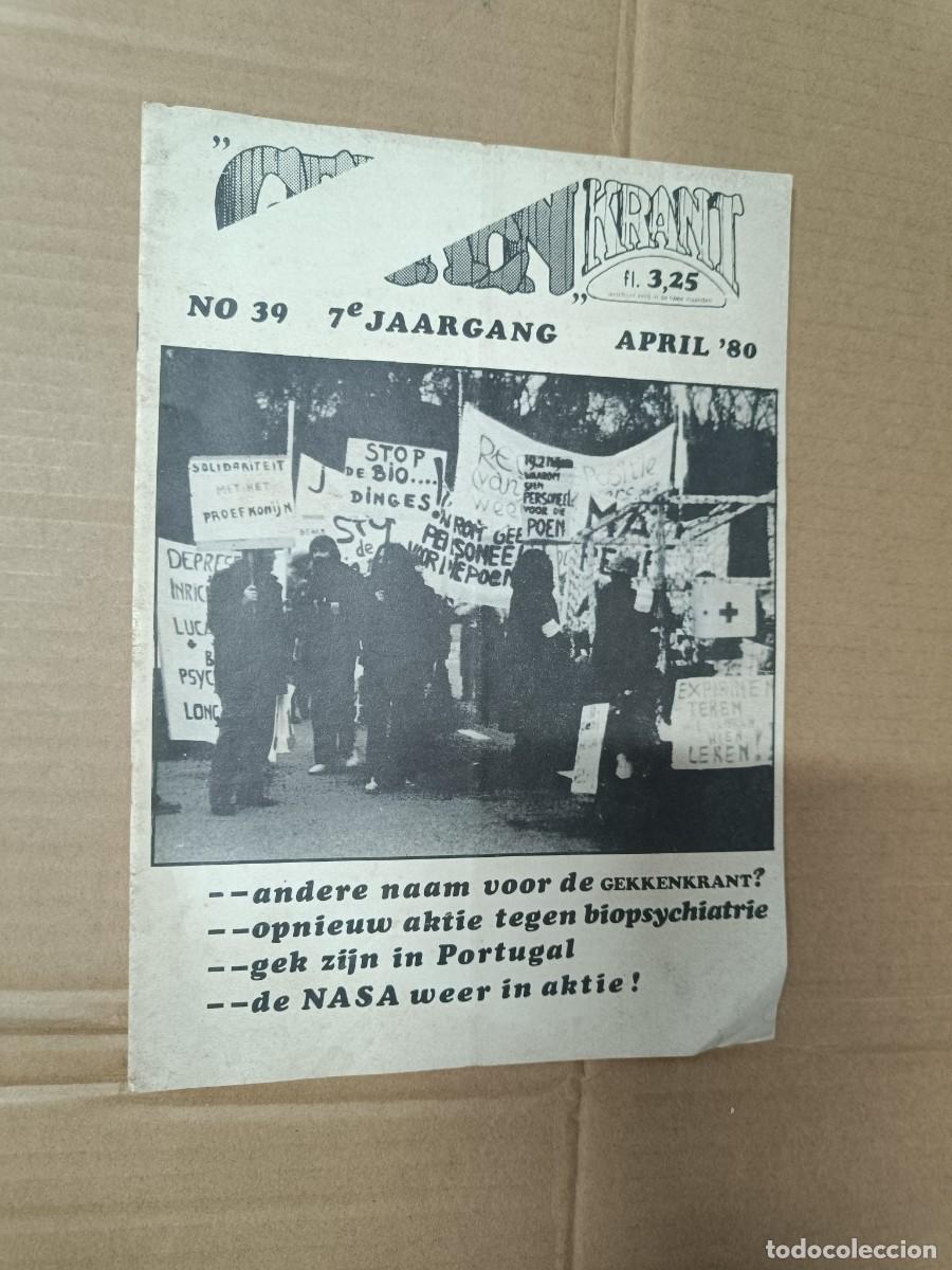 Collezionismo di Riviste e Giornali: ANTIGUA REVISTA POLITICA GEKKEN KRANT, HECHA POR INTERNOS PSIQUIATRICO, 1980 NEDERLAND, HOLANDA -P13