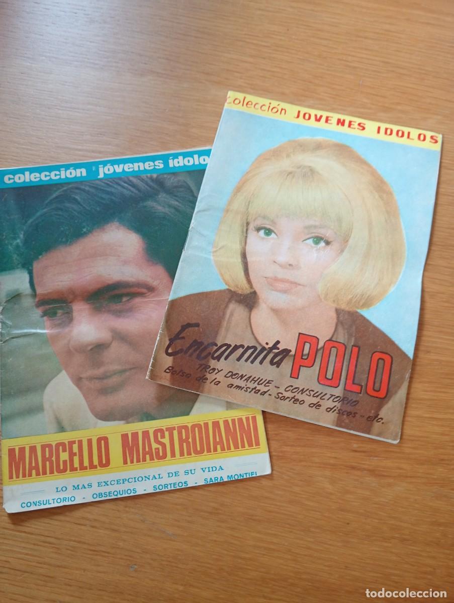 Collezionismo di Riviste e Giornali: LOTE CON 2 EJEMPLARES DE LA COLECCI&Oacute;N J&Oacute;VENES &Iacute;DOLOS. GRAPA. EDITORIAL ALAS. 1965.