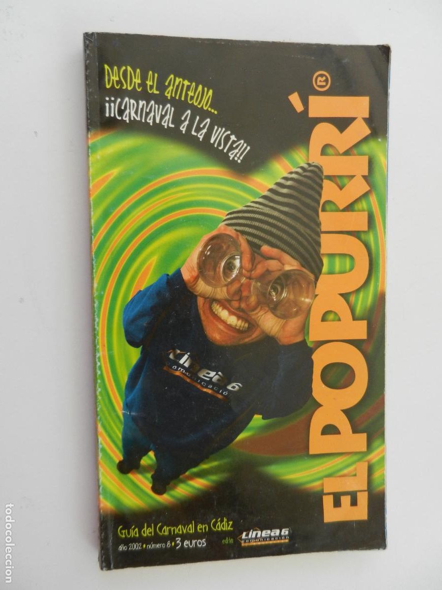 Coleccionismo de Revistas y Peri&oacute;dicos: EL POPURR&Iacute; - N&ordm; 8 GUIA DEL CARNAVAL DE CADIZ A&Ntilde;O 2002