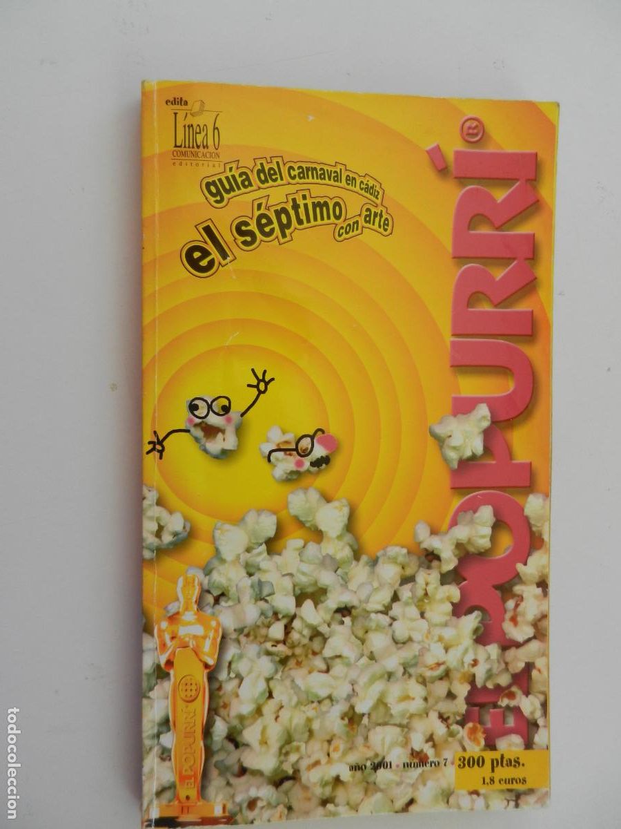 Coleccionismo de Revistas y Peri&oacute;dicos: EL POPURR&Iacute; - N&ordm; 7 GUIA DEL CARNAVAL DE CADIZ A&Ntilde;O 2001