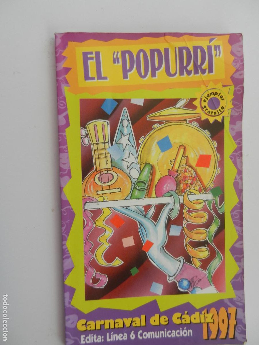 Coleccionismo de Revistas y Peri&oacute;dicos: EL POPURR&Iacute; - N&ordm; 3 GUIA DEL CARNAVAL DE CADIZ A&Ntilde;O 1997