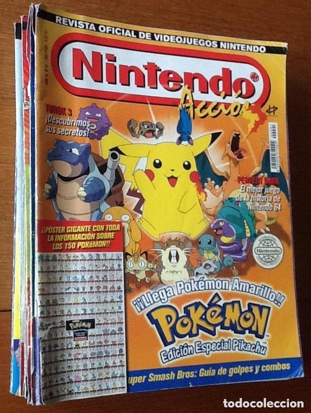 Coleccionismo de Revistas y Peri&oacute;dicos: Nintendo Acci&oacute;n. Lote con 13 n&uacute;meros no correlativos