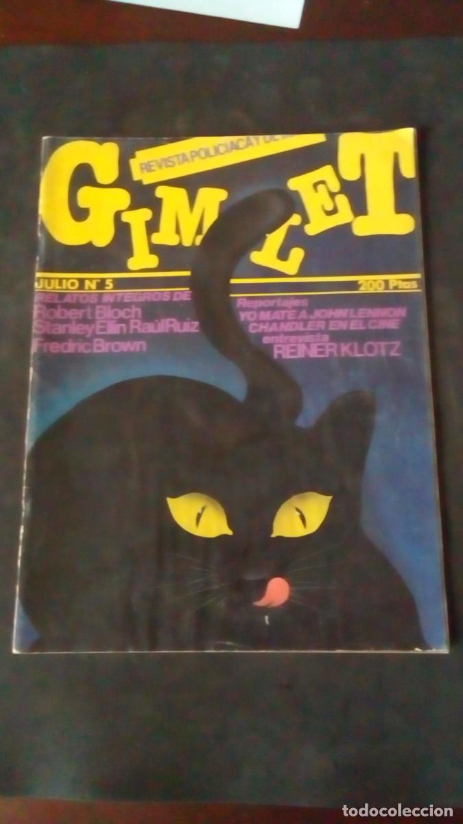 Coleccionismo de Revistas y Peri&oacute;dicos: GIMLET. REVISTA POLIC&Iacute;ACA Y DE MISTERIO. N&ordm; 5-JOHN LENNON-RAYMOND CHANDLER
