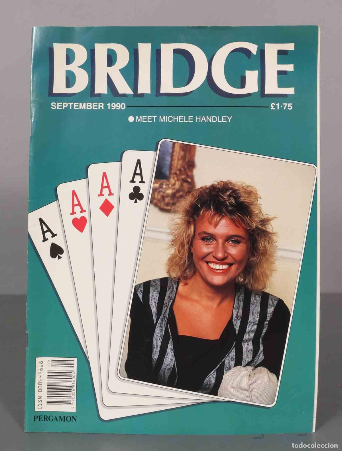 Coleccionismo de Revistas y Peri&oacute;dicos: BRIDGE. SEPTEMBER 1990. MEET MICHELE HANDLEY.