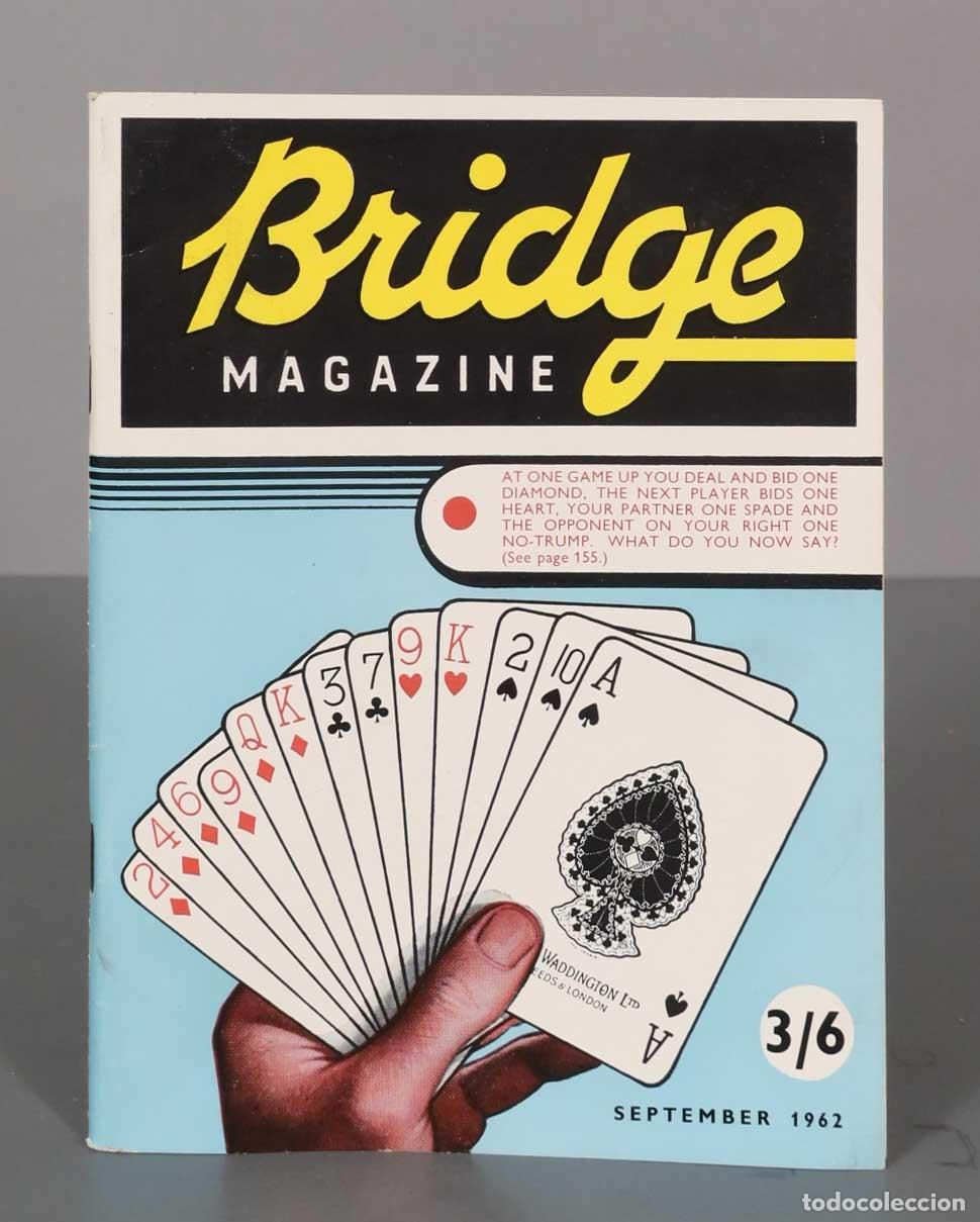 Coleccionismo de Revistas y Peri&oacute;dicos: Bridge MAGAZINE. SEPTEMBER 1962. 3/6.