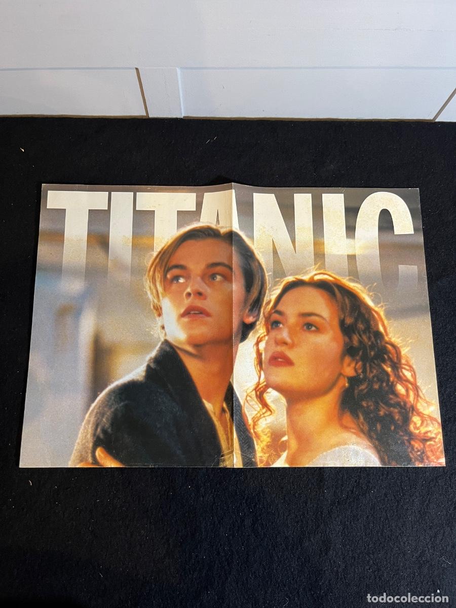 Coleccionismo de Revistas y Peri&oacute;dicos: P&oacute;ster Titanic revista Pronto original Leonardo DiCaprio Kate Winslet vintage a&ntilde;os 90