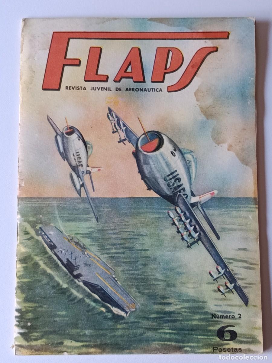 Coleccionismo de Revistas y Peri&oacute;dicos: FLAPS REVISTA JUVENIL DE AERONAUTICA OCTUBRE 1960