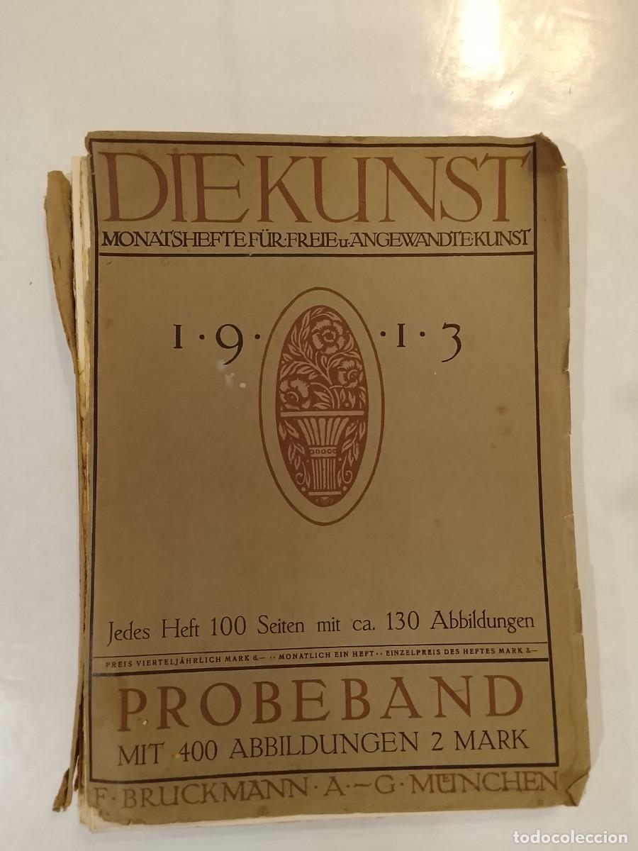 Coleccionismo de Revistas y Peri&oacute;dicos: DIEKUNST - REVISTA DE ARTE MUY ANTIGUA - A&Ntilde;O 1913 - VER FOTOS - (V-28.136)