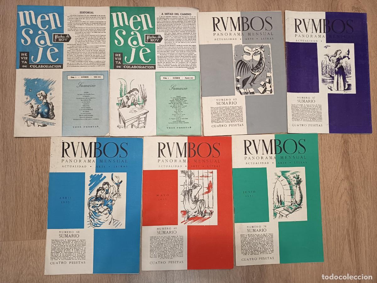 Coleccionismo de Revistas y Peri&oacute;dicos: LOTE 7 REVISTAS CULTURALES ESPA&Ntilde;OLAS &mdash; 1952-1953