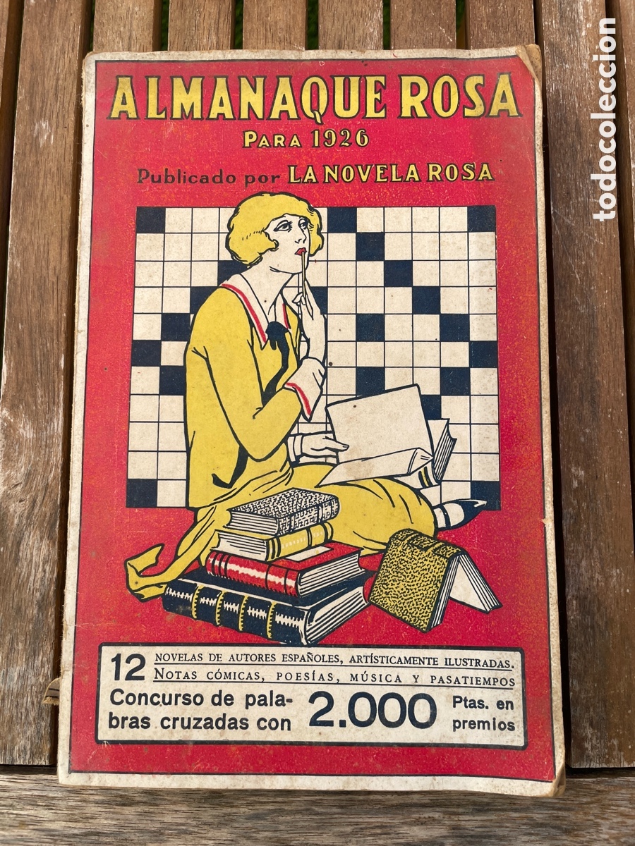 Colecionismo de Revistas e Jornais: Almanaque Rosa para 1926. La novela rosa.