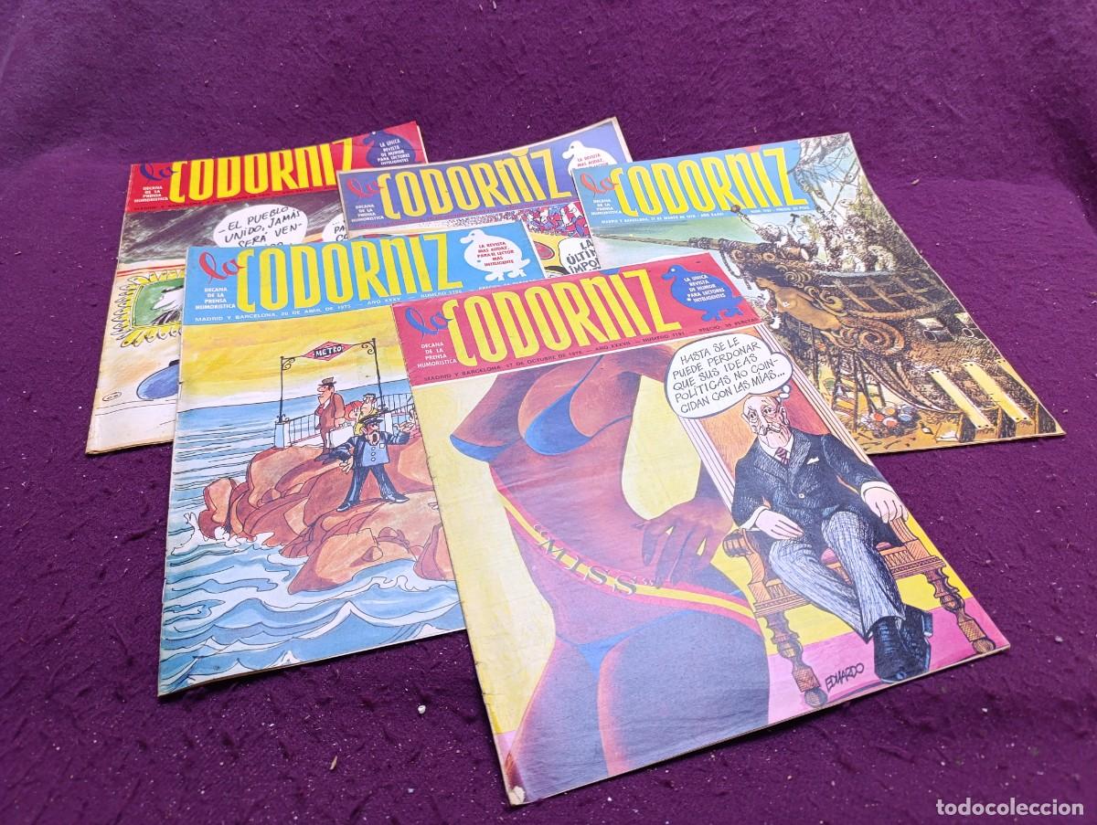 Collectionnisme de Revues et Journaux: LC2, Lote de Revistas La Codorniz, 1970&acute;s