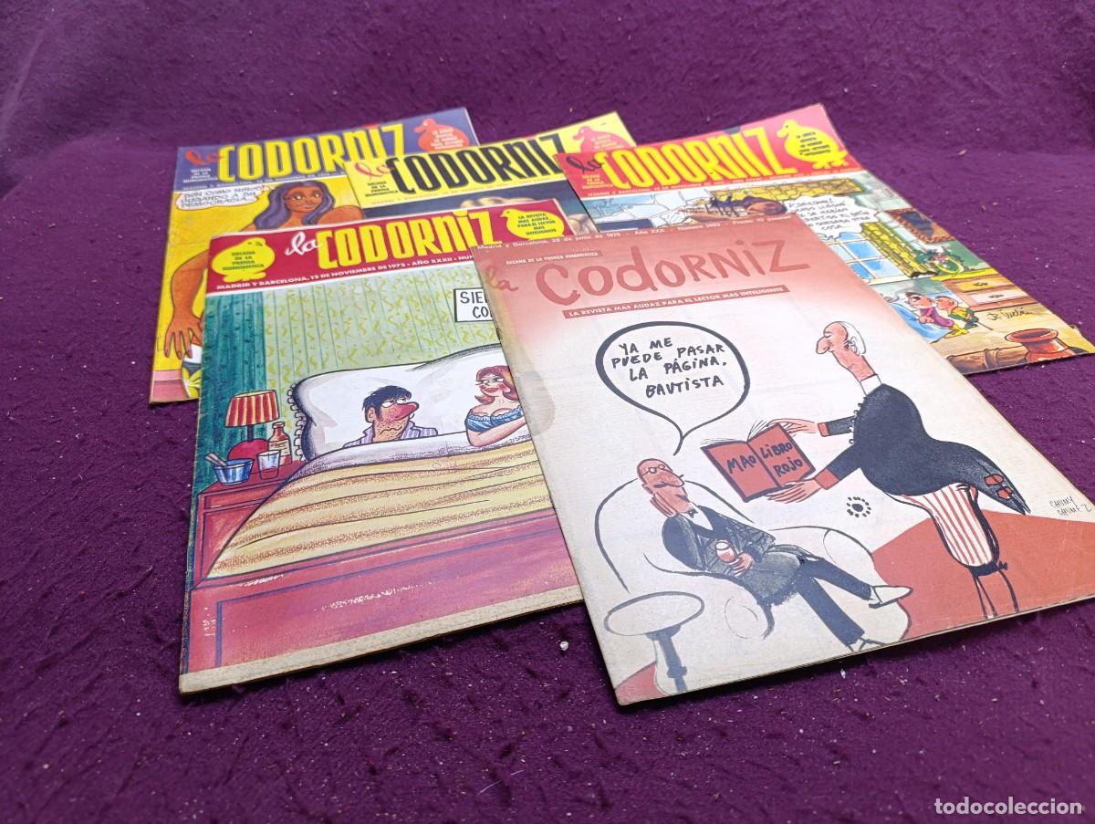 Coleccionismo de Revistas y Peri&oacute;dicos: LC4, Lote de Revistas La Codorniz, 1970&acute;s