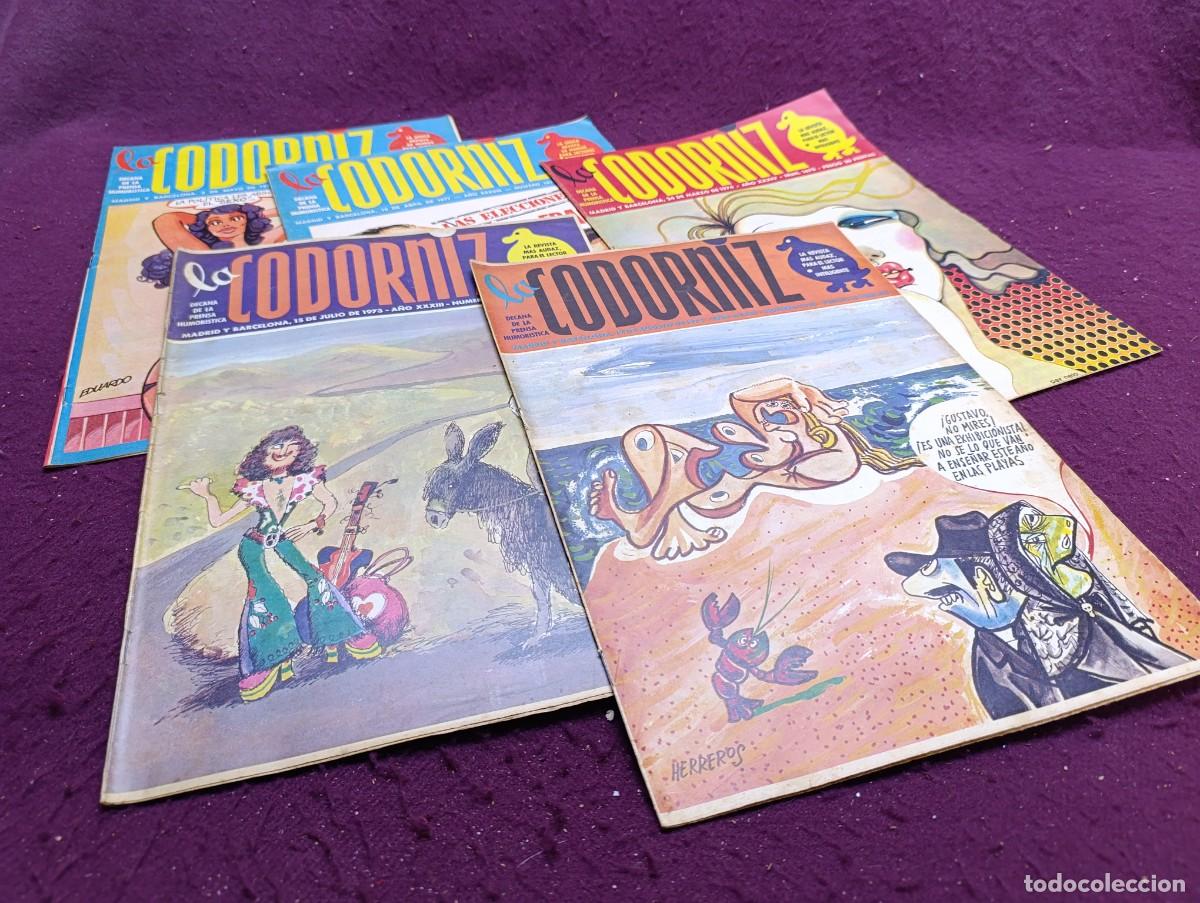 Collectionnisme de Revues et Journaux: LC6, Lote de Revistas La Codorniz, 1970&acute;s