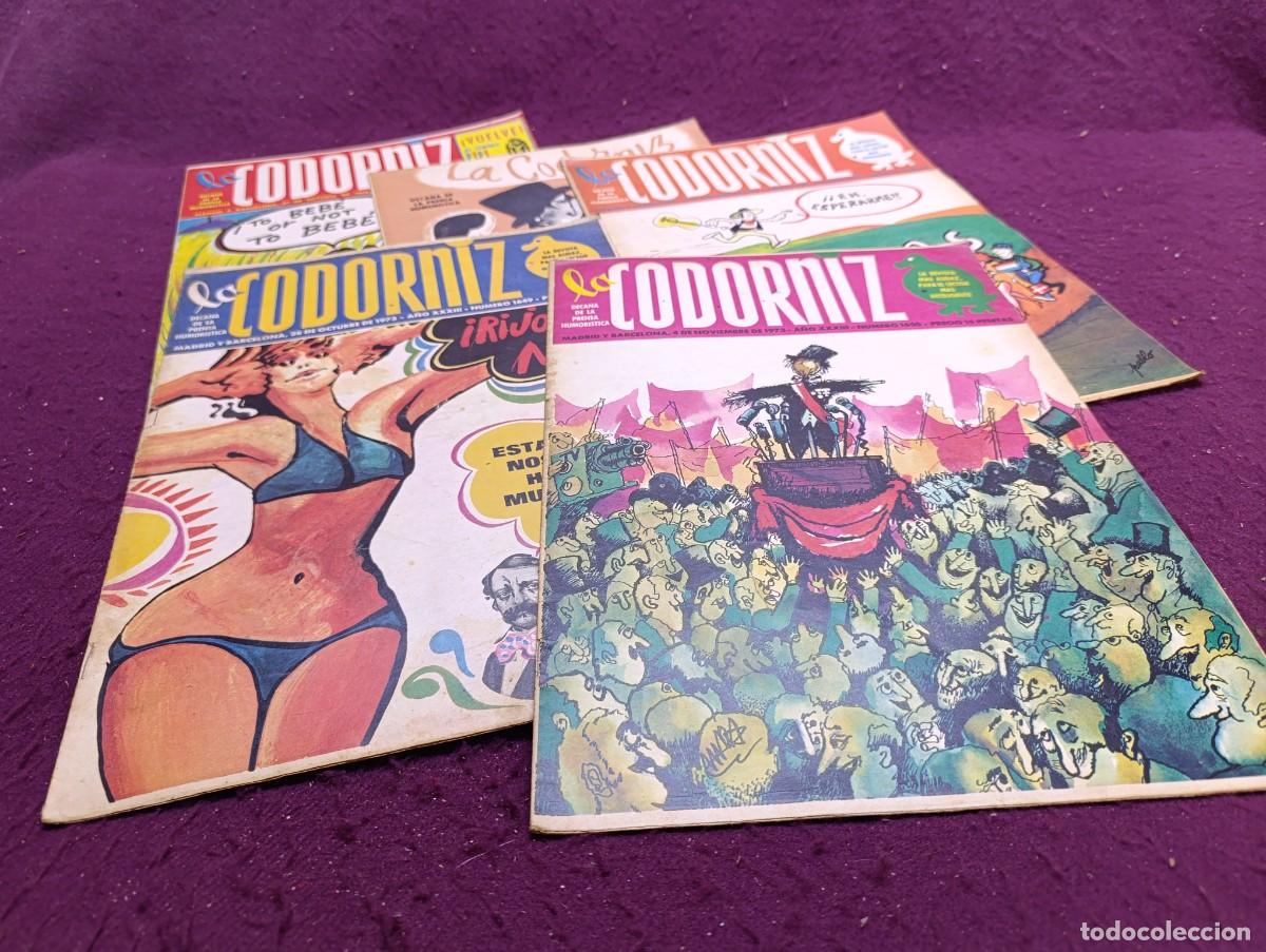 Collectionnisme de Revues et Journaux: LC7, Lote de Revistas La Codorniz, 1970&acute;s