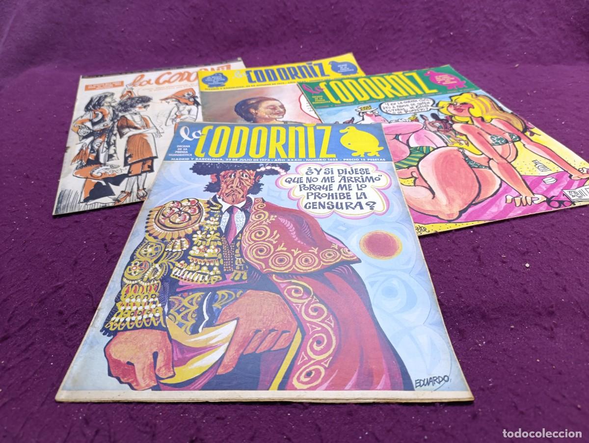 Collectionnisme de Revues et Journaux: LC8, Lote de Revistas La Codorniz, 1970&acute;s