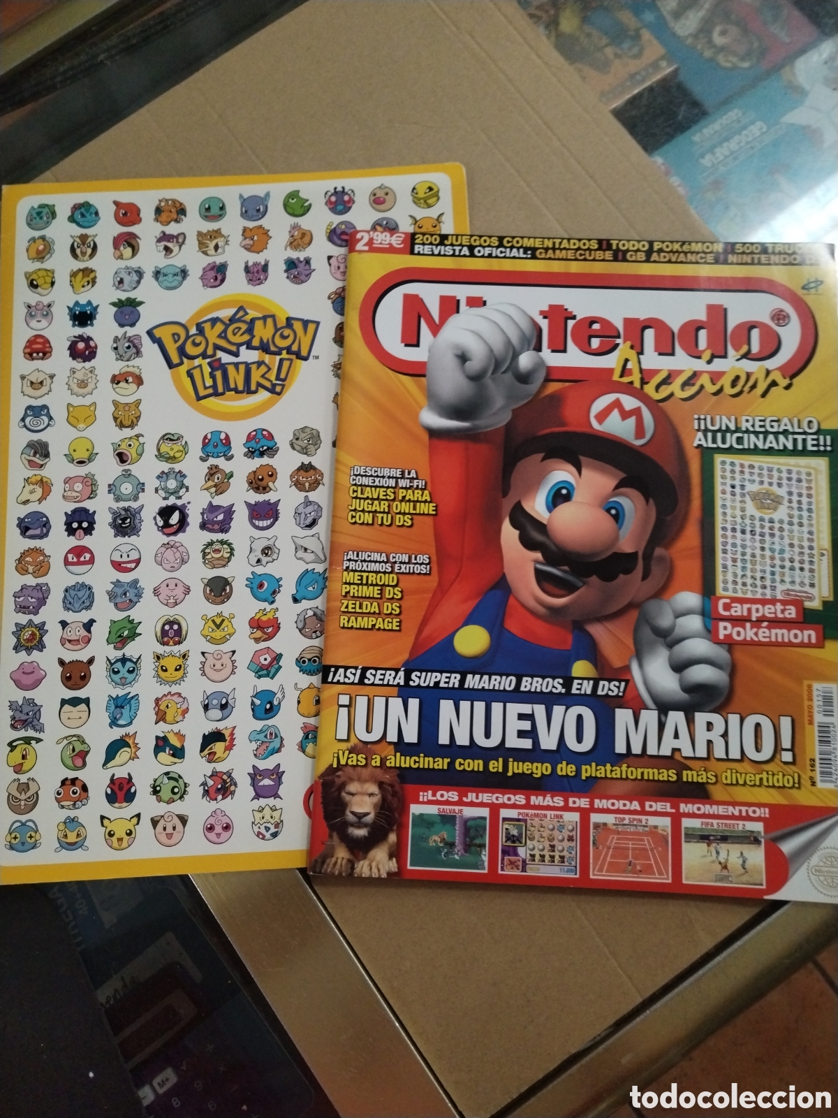 Sammeln von Zeitschriften und Zeitungen: REVISTA NINTENDO -N&ordm; 162- LA LEYENDA CONTINUA. Contiene P&oacute;ster y Carpeta