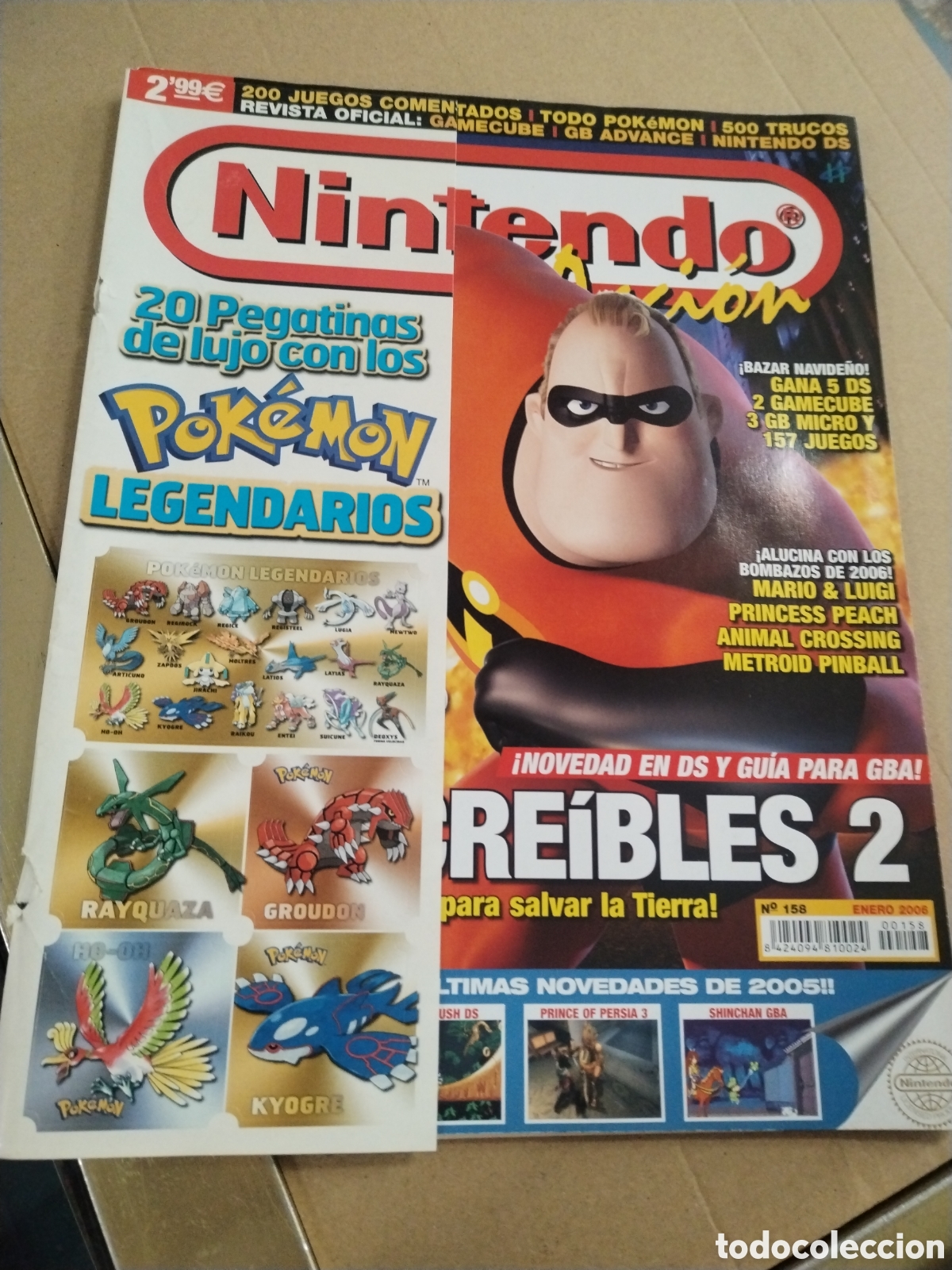 Sammeln von Zeitschriften und Zeitungen: REVISTA NINTENDO -N&ordm; 158- LA LEYENDA CONTINUA. Contiene P&oacute;ster y Pegatina.