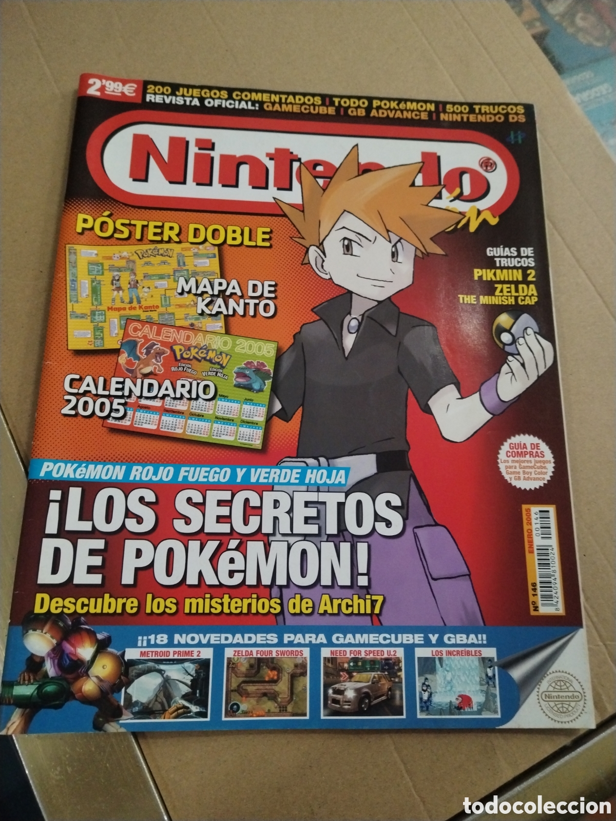 Sammeln von Zeitschriften und Zeitungen: REVISTA NINTENDO -N&ordm; 146- LA LEYENDA CONTINUA. Contiene P&oacute;ster.
