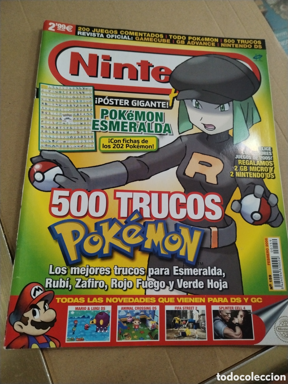 Sammeln von Zeitschriften und Zeitungen: REVISTA NINTENDO -N&ordm; 159- LA LEYENDA CONTINUA. Contiene P&oacute;ster.