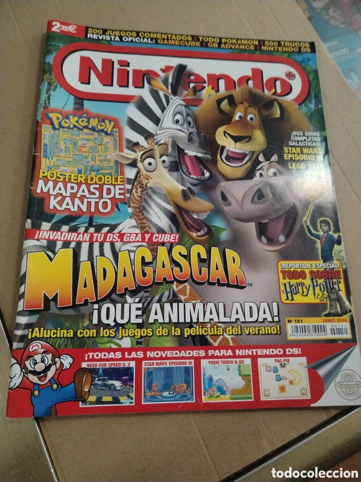 Sammeln von Zeitschriften und Zeitungen: REVISTA NINTENDO -N&ordm; 151- LA LEYENDA CONTINUA. Contiene P&oacute;ster.