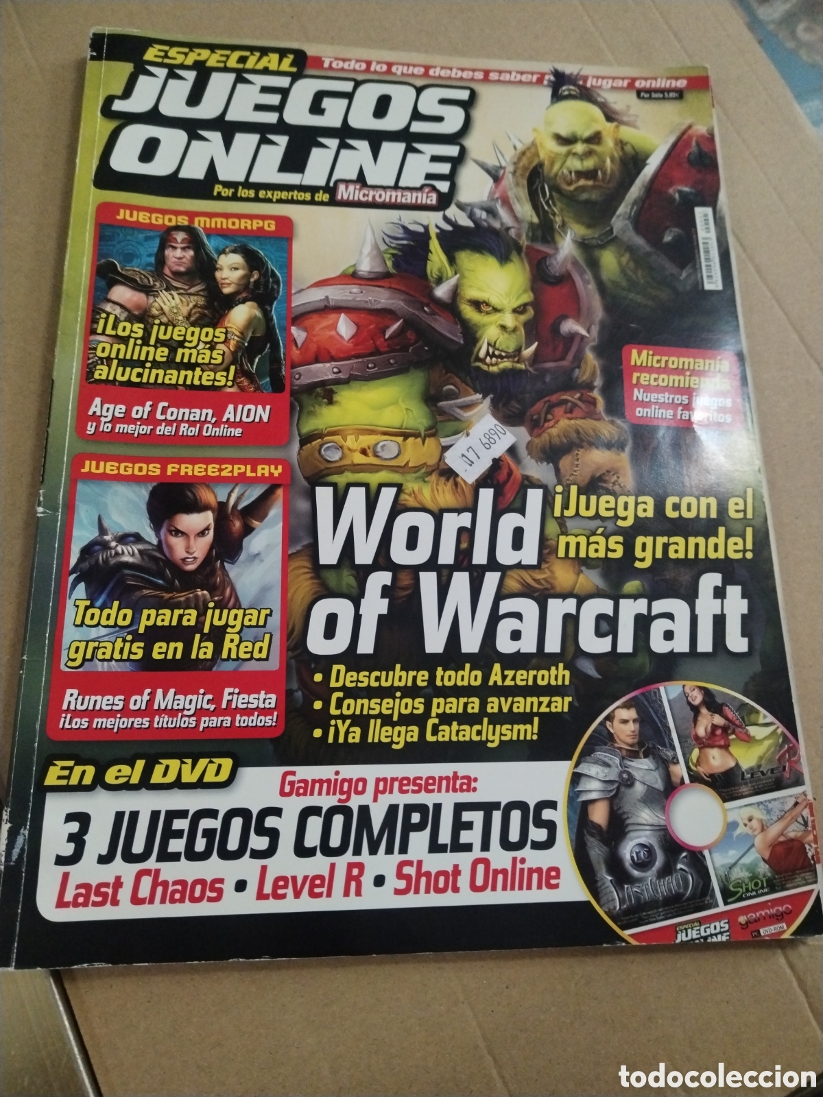 Sammeln von Zeitschriften und Zeitungen: MICROMANIA ESPECIAL JUEGOS ONLINE - WORLD OF WARCRAFT