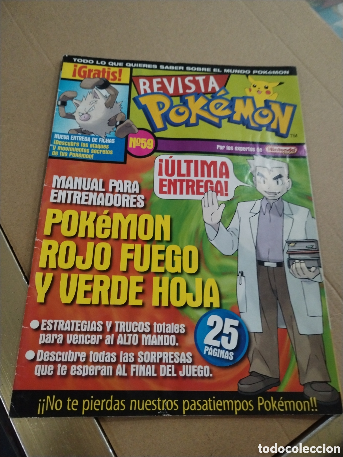 Sammeln von Zeitschriften und Zeitungen: REVISTA POKEMON NINTENDO ACCION - N&ordm; 59.