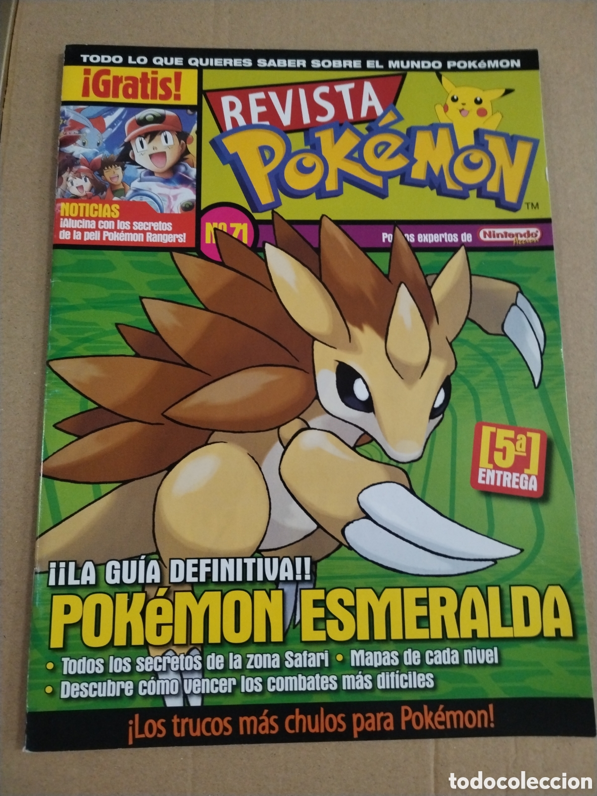 Collection Magazines and Newspapers: REVISTA POKEMON NINTENDO ACCION - N&ordm; 71. Contiene p&oacute;ster.