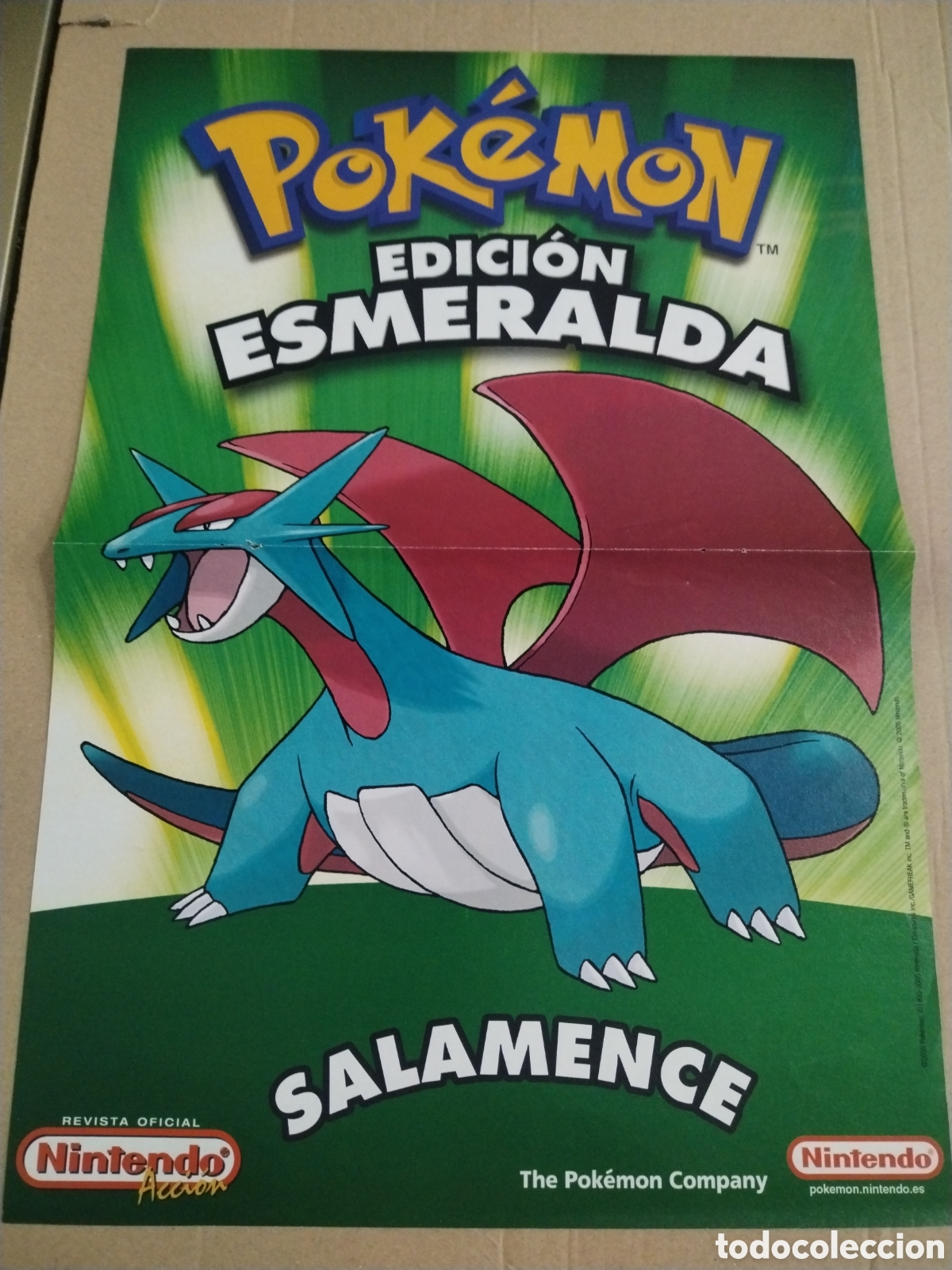 Collection Magazines and Newspapers: P&oacute;ster Revista Pokemon Salamence.