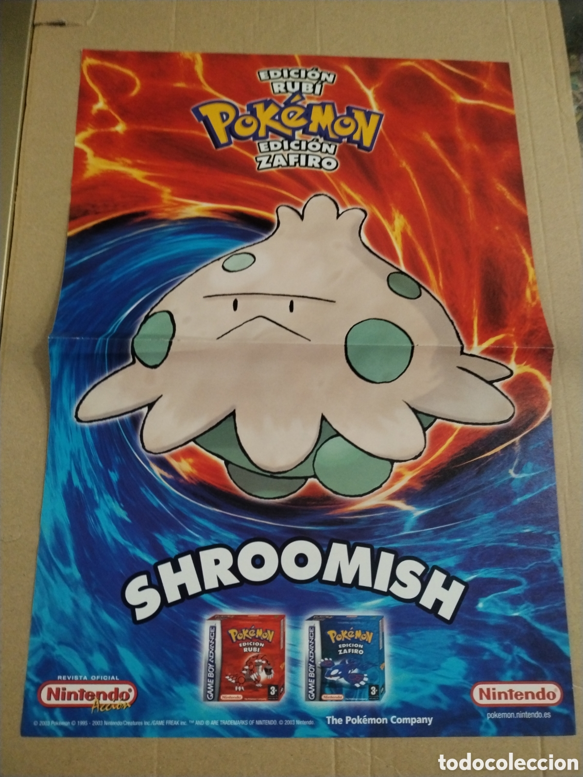 Collection Magazines and Newspapers: P&oacute;ster Revista Pokemon Shroomish.