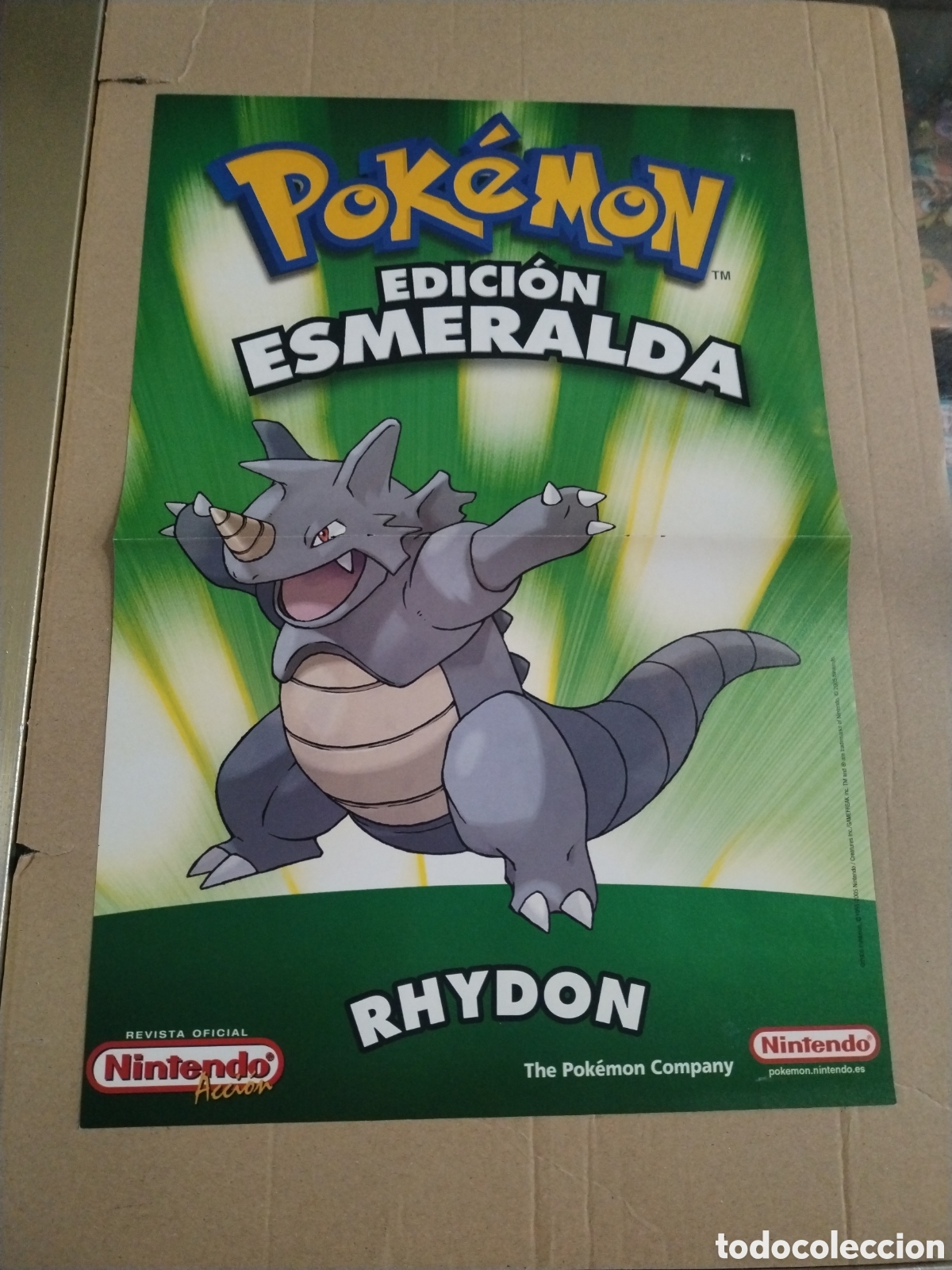 Collection Magazines and Newspapers: P&oacute;ster Revista Pokemon Rhydon.