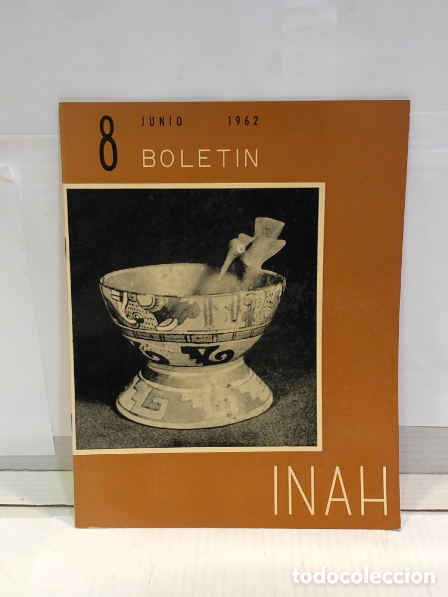 Sammeln von Zeitschriften und Zeitungen: Boletin INAH 8. Junio 1962