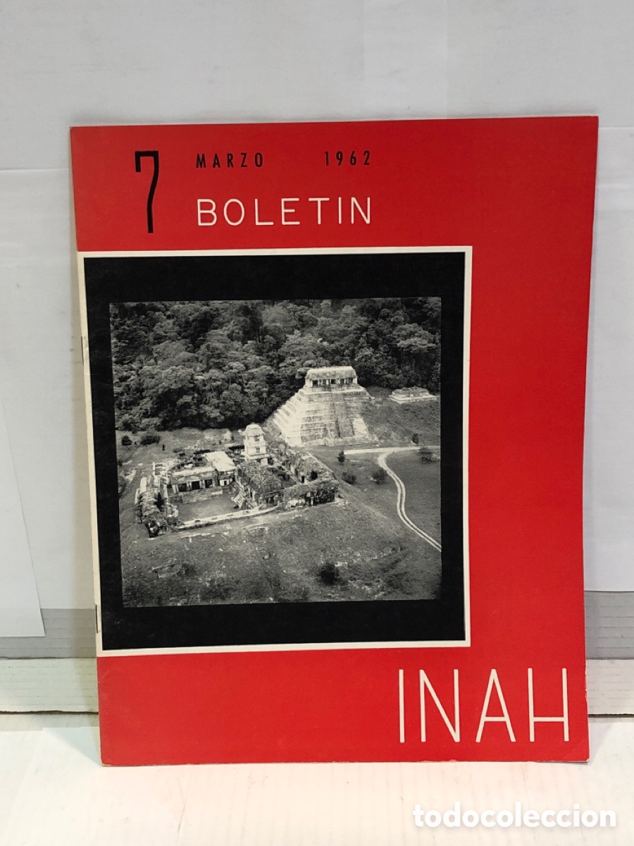 Colecionismo de Revistas e Jornais: Boletin INAH 7. Marzo 1962
