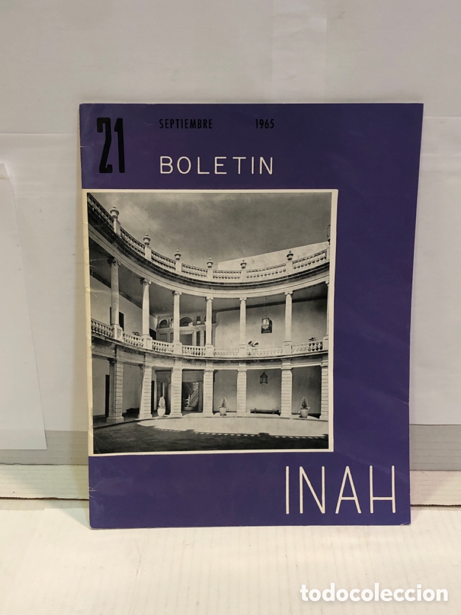 Collectionnisme de Revues et Journaux: Boletin INAH 21. Septiembre 1965
