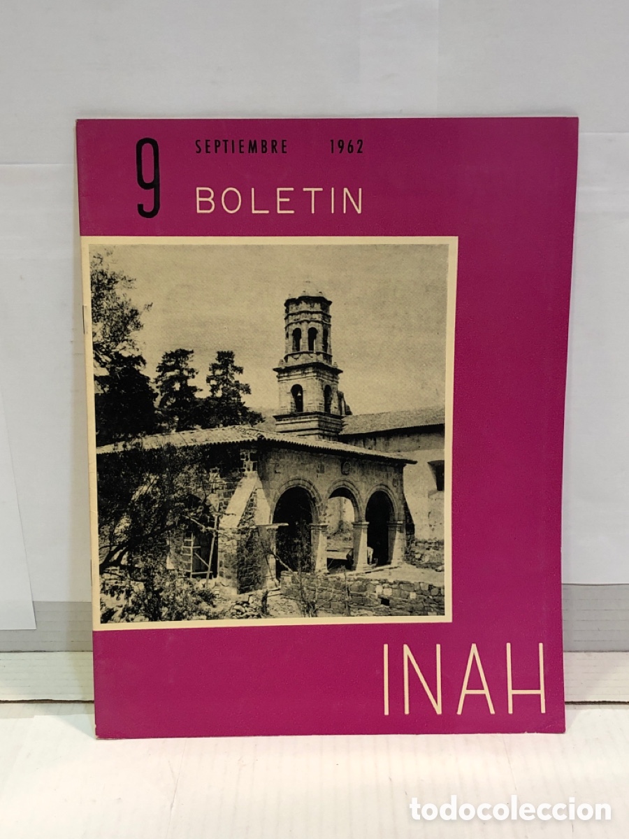 Collectionnisme de Revues et Journaux: Boletin INAH 9. Septiembre 1962