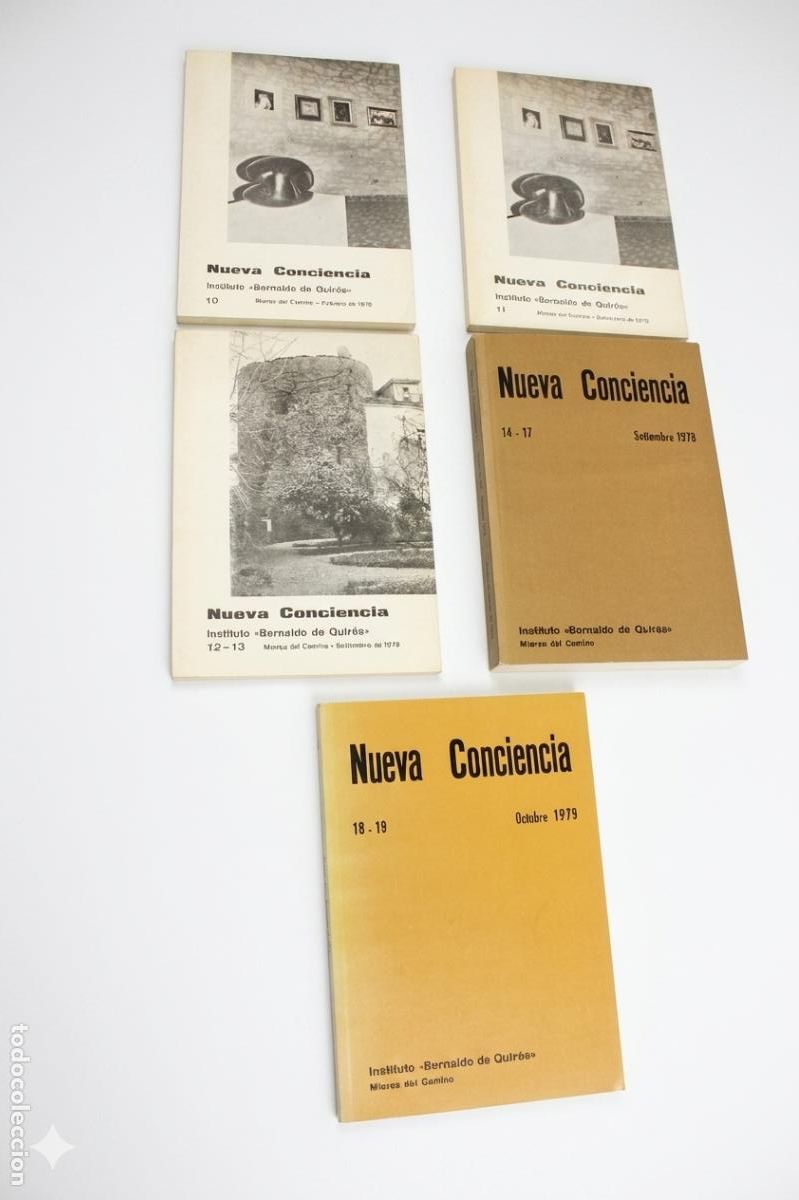 Collectionnisme de Revues et Journaux: Lote 5 Revistas NUEVA CONCIENCIA - Instituto Bernaldo de Quir&oacute;s (Mieres, Asturias) 1978-1979