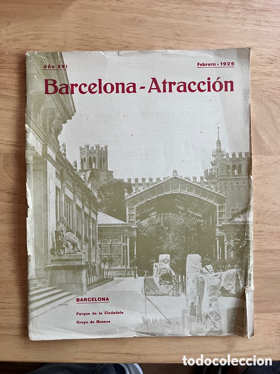 Coleccionismo de Revistas y Peri&oacute;dicos: Revista Barcelona-Atracci&oacute;n. Febrer 1926