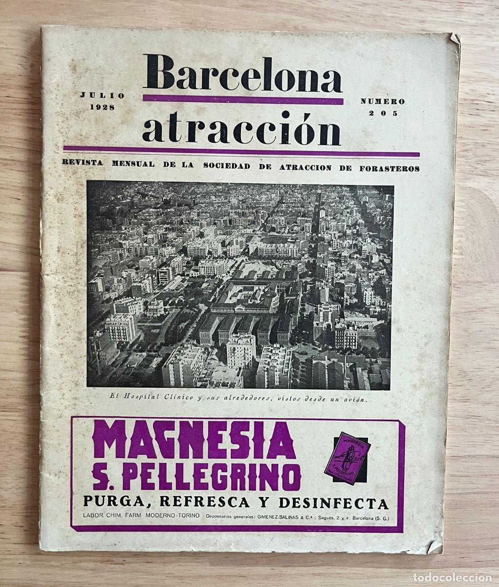 Coleccionismo de Revistas y Peri&oacute;dicos: Revista Barcelona-Atracci&oacute;n. Juliol 1928