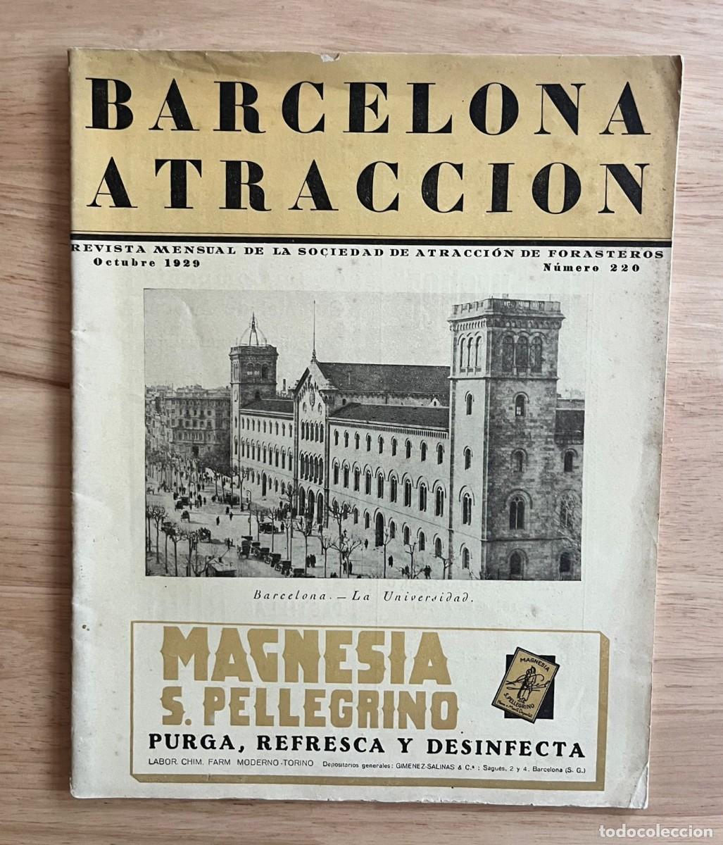 Coleccionismo de Revistas y Peri&oacute;dicos: Revista Barcelona-Atracci&oacute;n. Octubre 1929